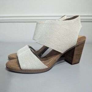 NWT Toms Majorca Cutout Heeled Sandal - size 11